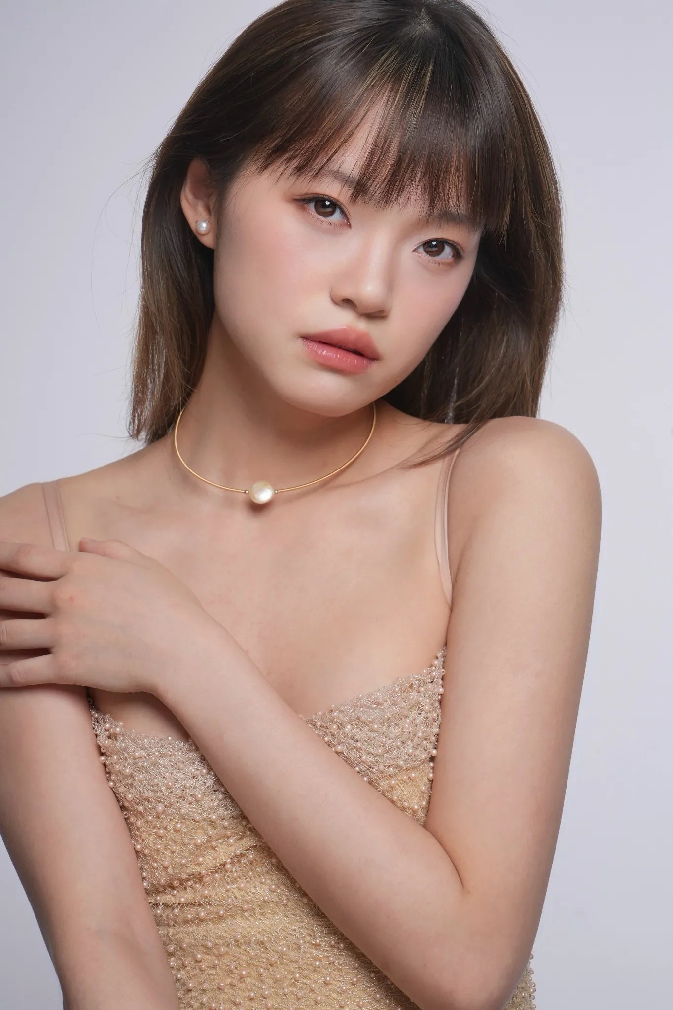 Eden Oval Pearl Choker