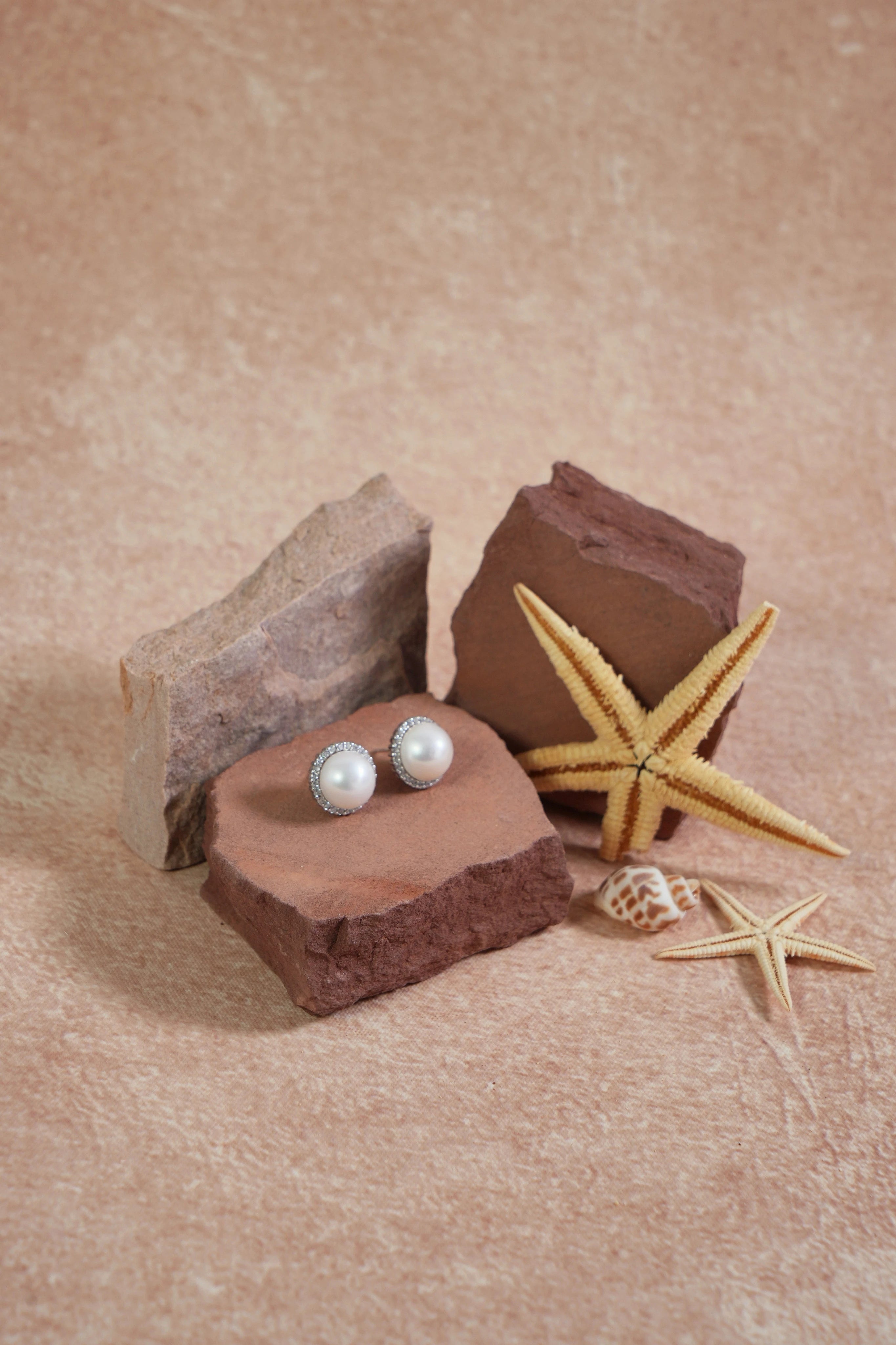 Jolie Silver Pearl Earrings