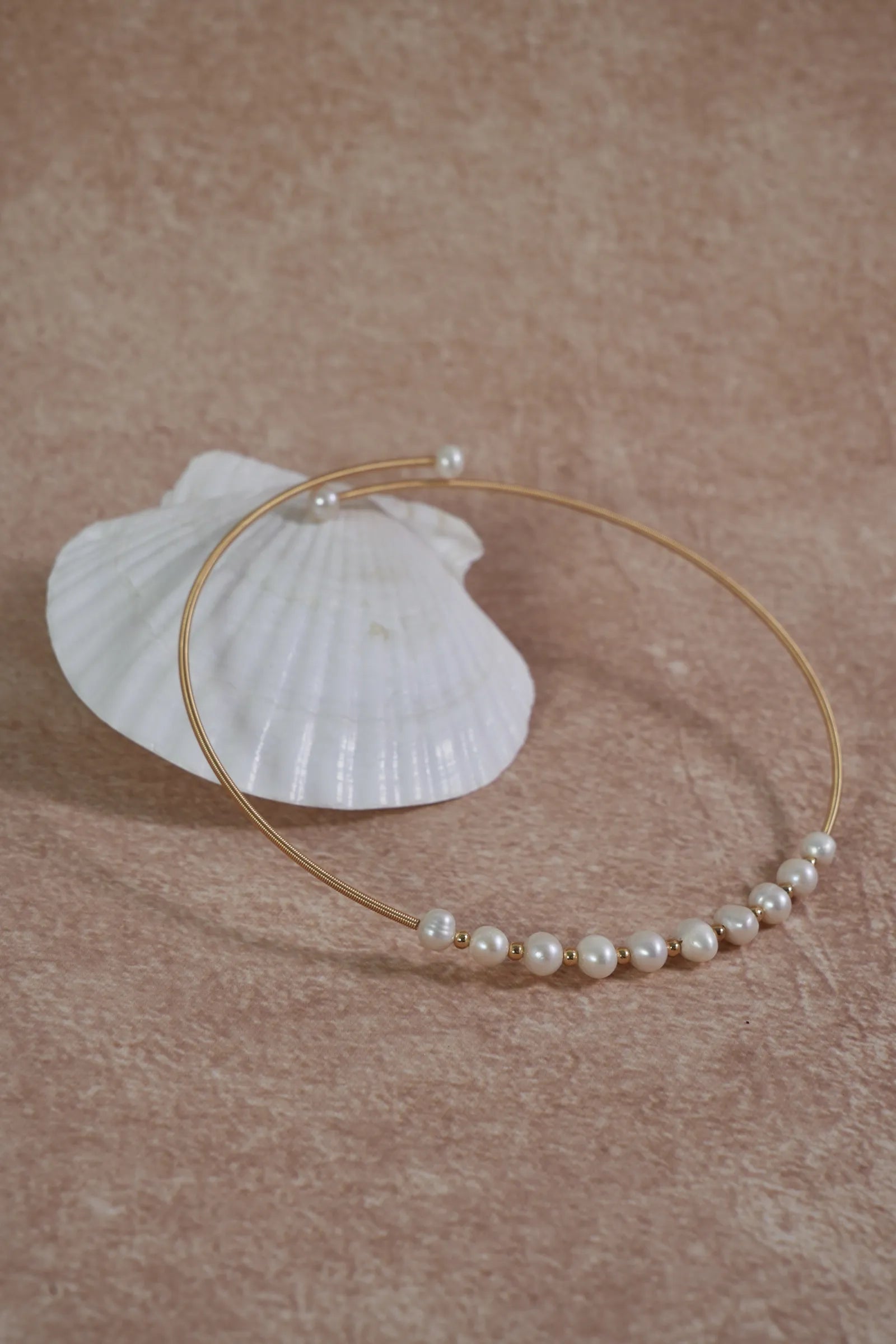 Nova Pearl Beaded Choker