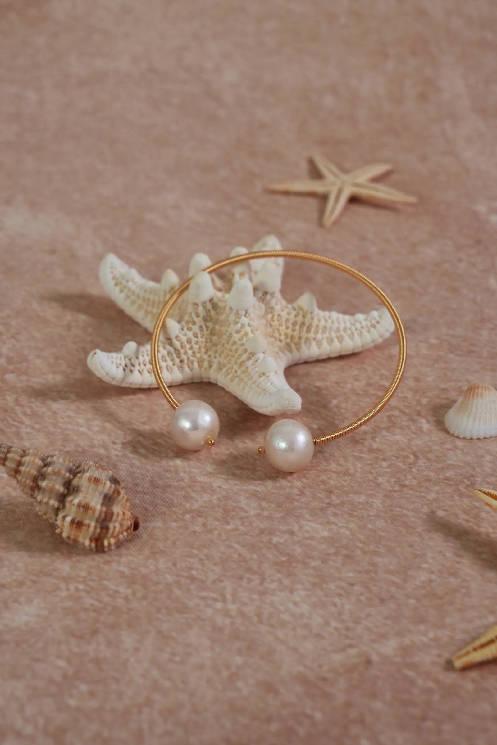 Orella Double-Pearl Gold Bracelet