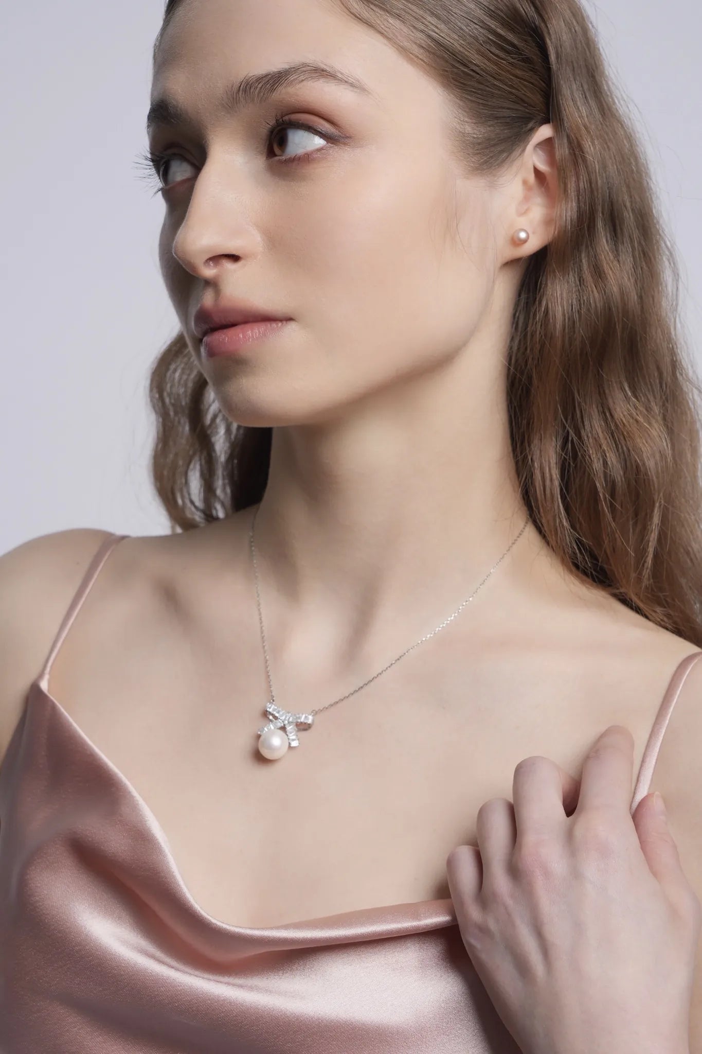 Lumi Rose Pearl Earrings