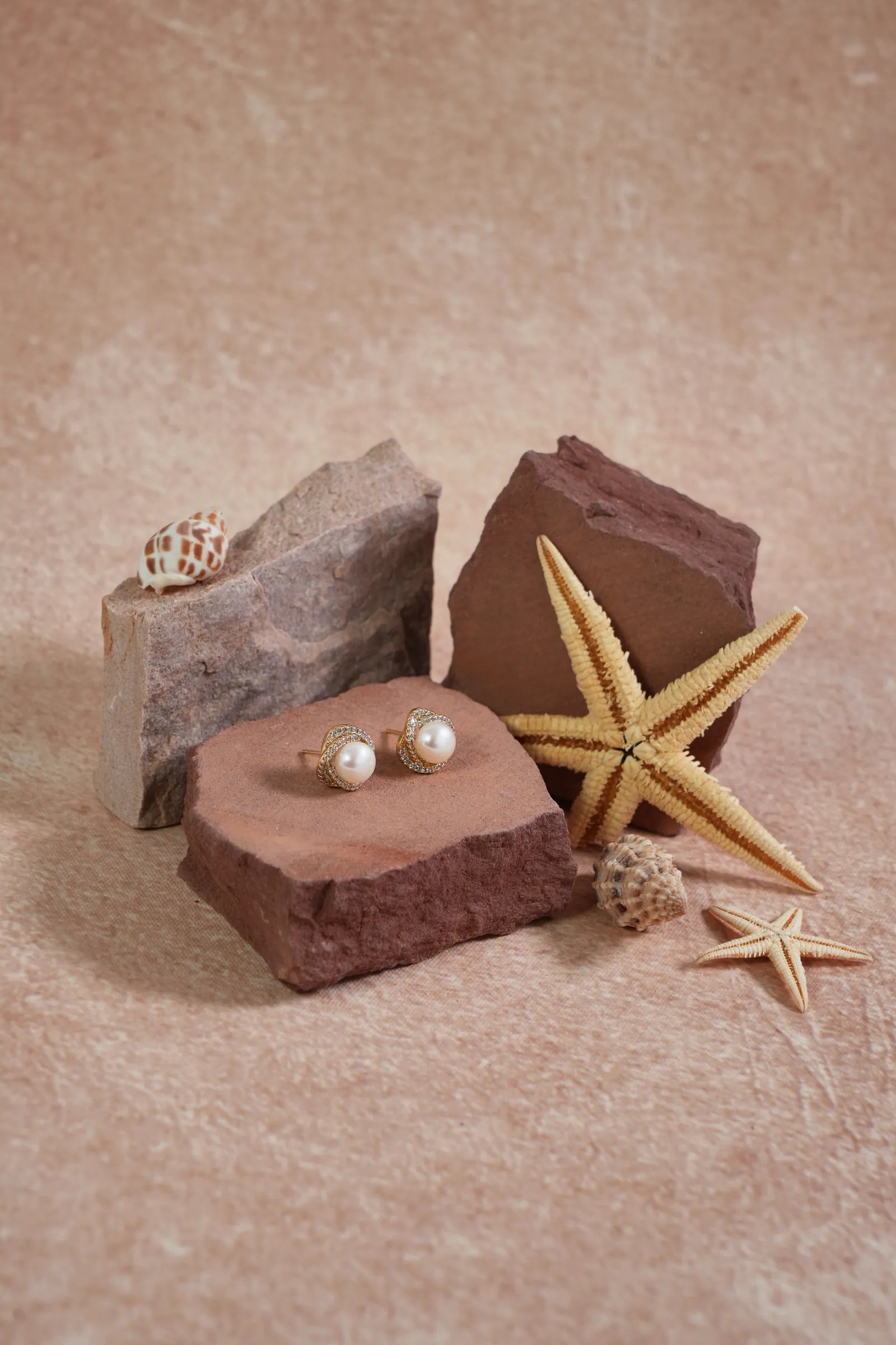 Stella Pearl Gold Earrings