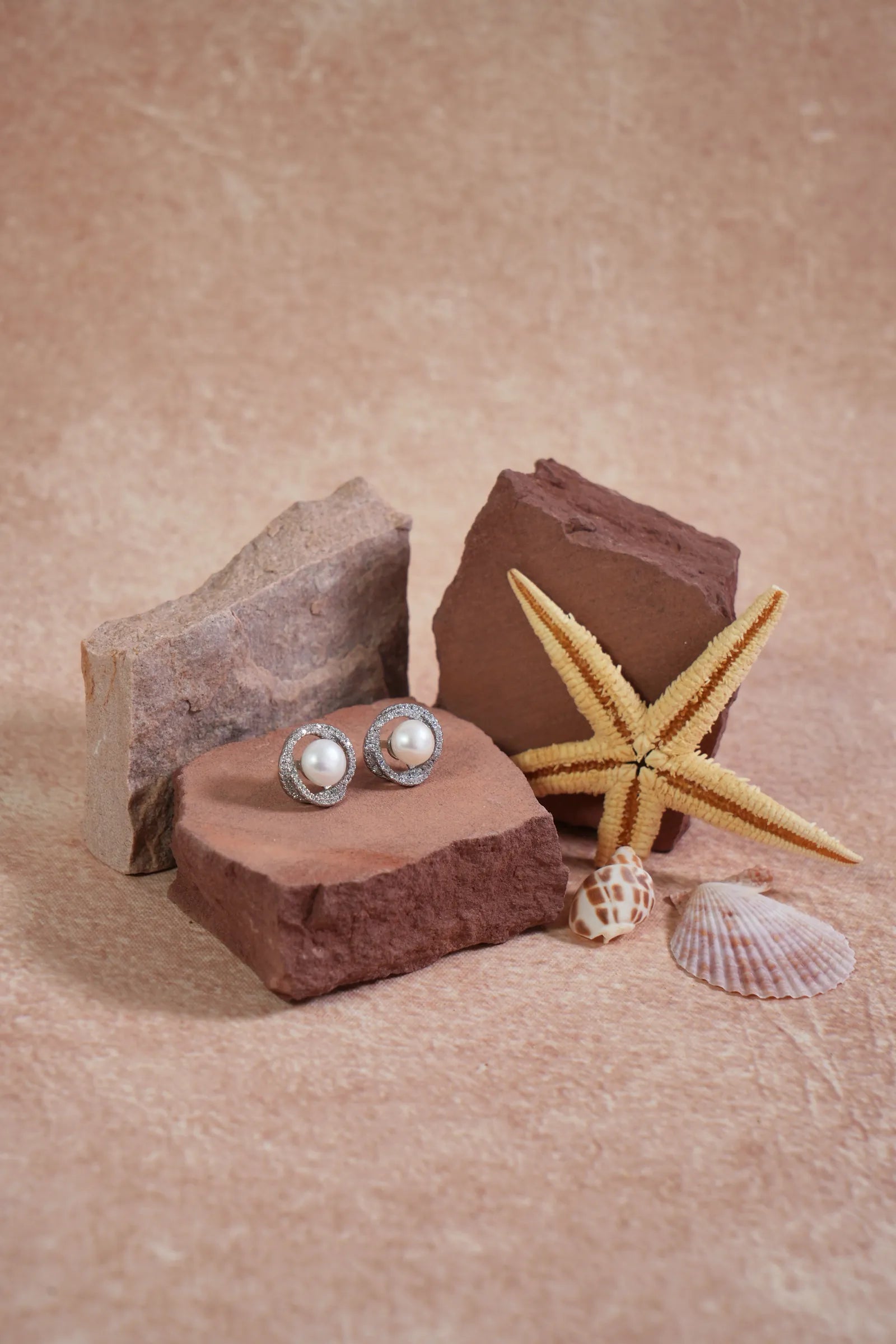 Stella Pearl Silver Earrings